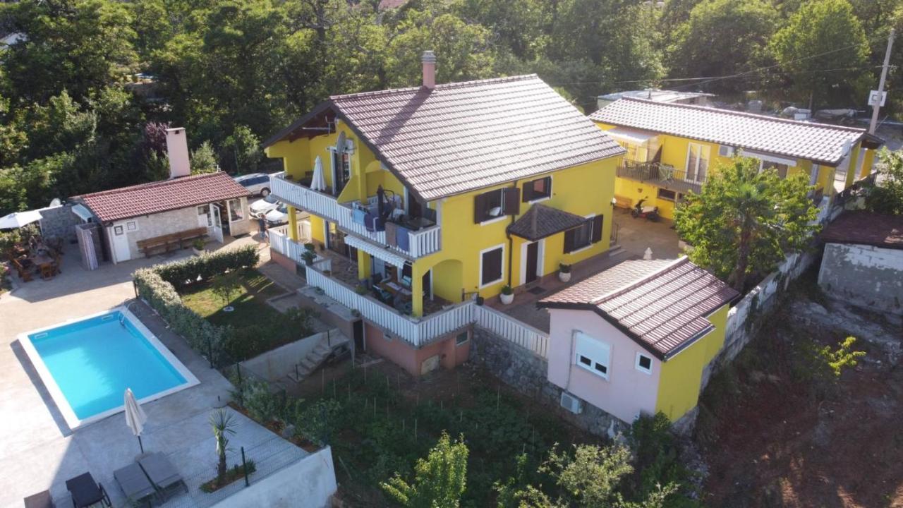 Apartments Nika With Swimming Pool And Beautiful Sea View Dobrec Exterior photo